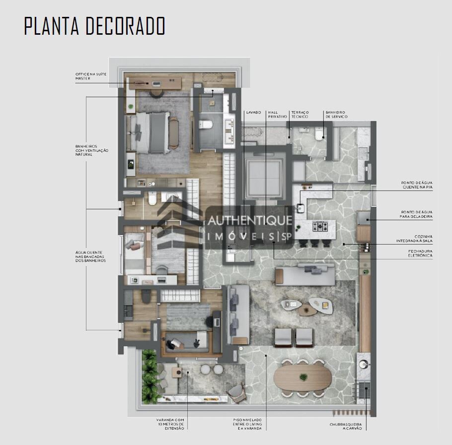 Apartamento à venda com 3 quartos, 226m² - Foto 47