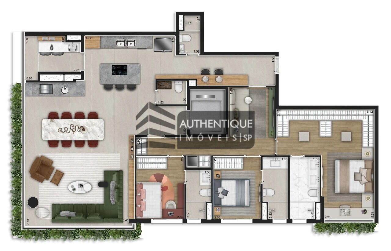 Apartamento à venda com 3 quartos, 123m² - Foto 21