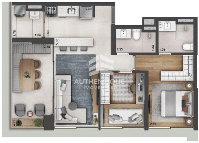 Apartamento, 2 quartos, 169 m² - Foto 8
