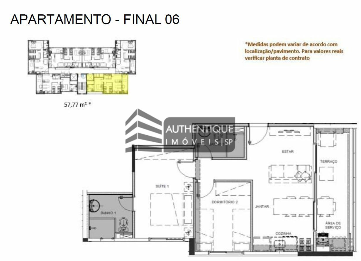 Apartamento à venda com 2 quartos, 57m² - Foto 27