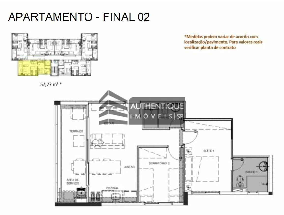 Apartamento à venda com 2 quartos, 57m² - Foto 23