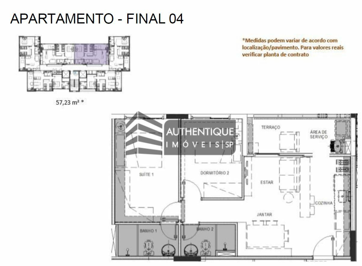 Apartamento à venda com 2 quartos, 57m² - Foto 25