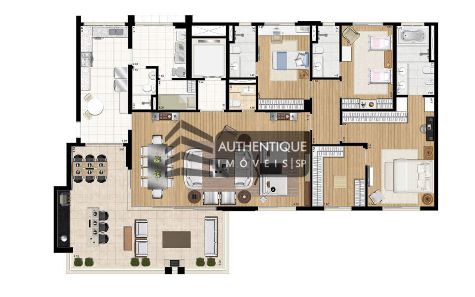 Apartamento à venda com 3 quartos, 237m² - Foto 16