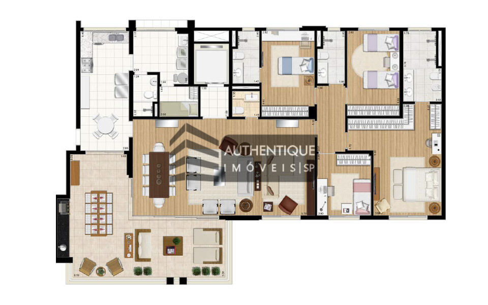 Apartamento à venda com 3 quartos, 237m² - Foto 35