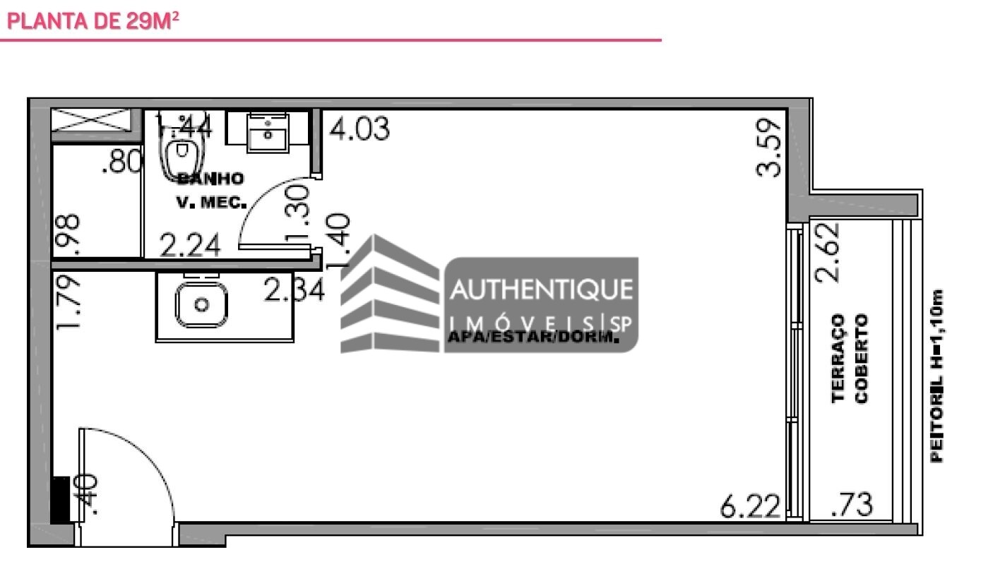 Apartamento à venda com 1 quarto, 28m² - Foto 17