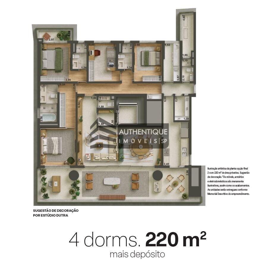 Apartamento à venda com 4 quartos, 265m² - Foto 20