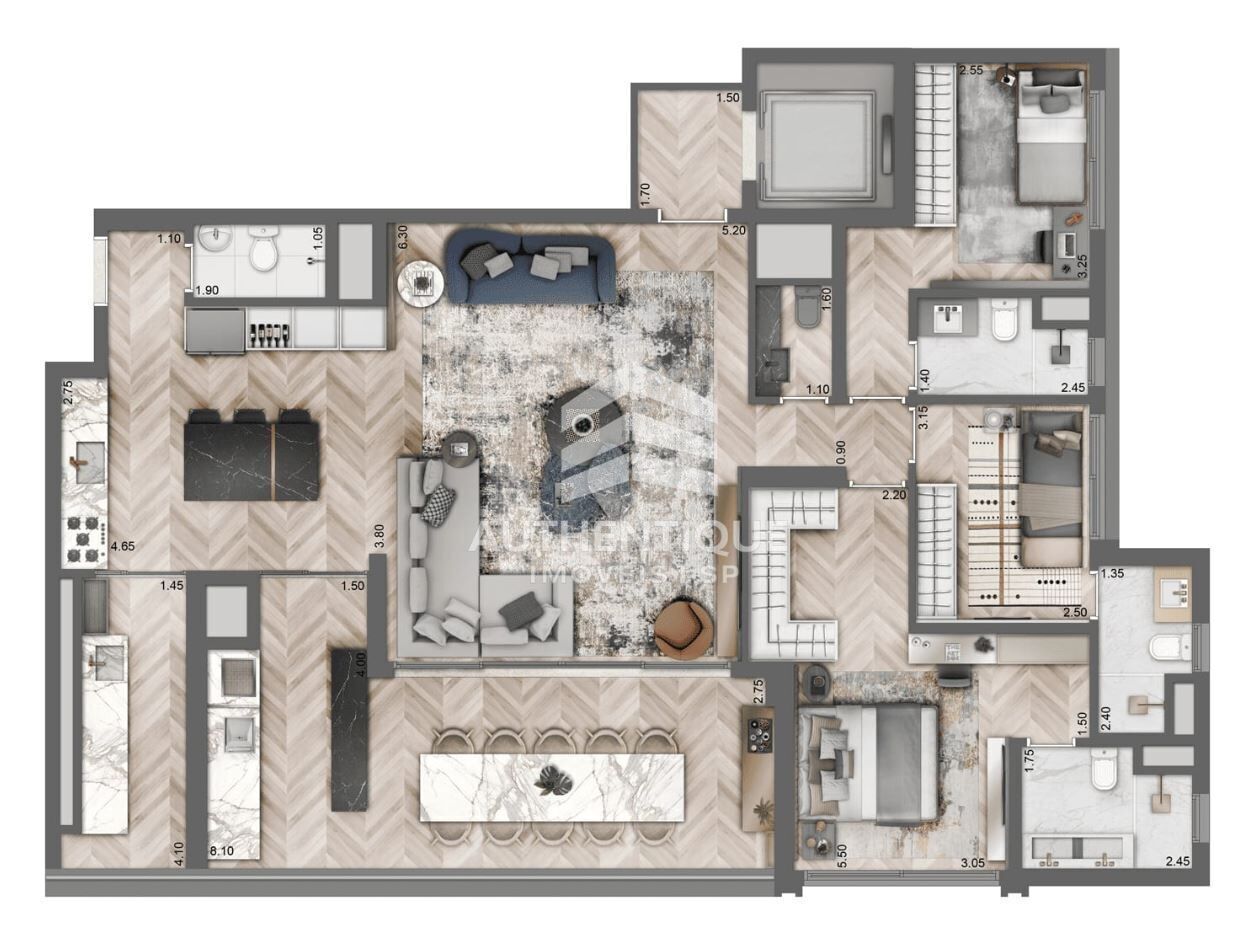 Apartamento, 3 quartos, 159 m² - Foto 16