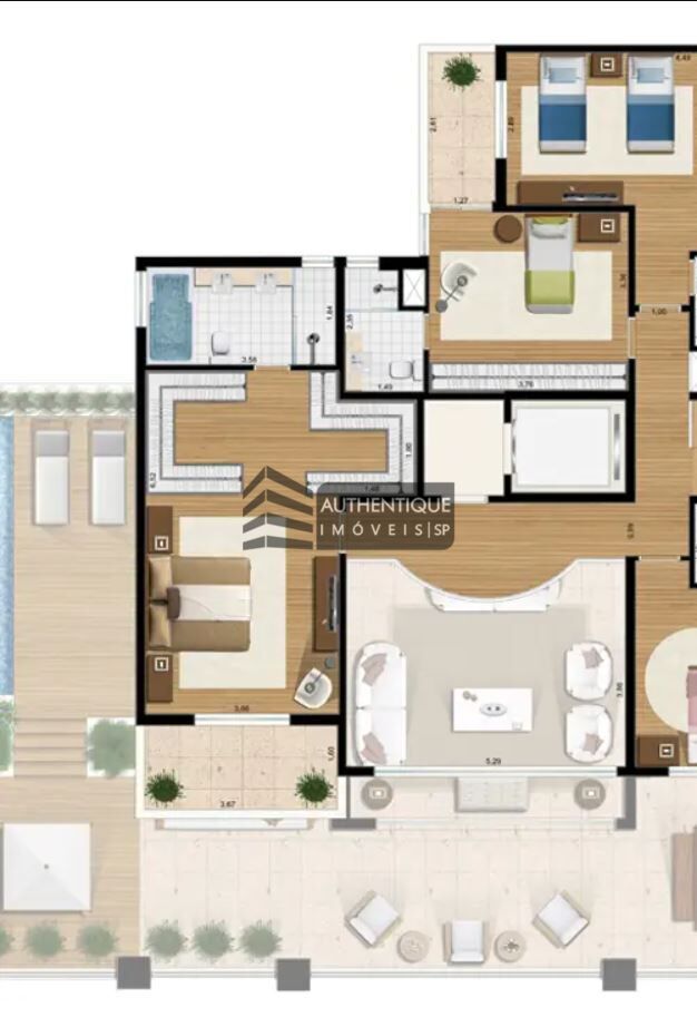 Apartamento à venda com 4 quartos, 245m² - Foto 27