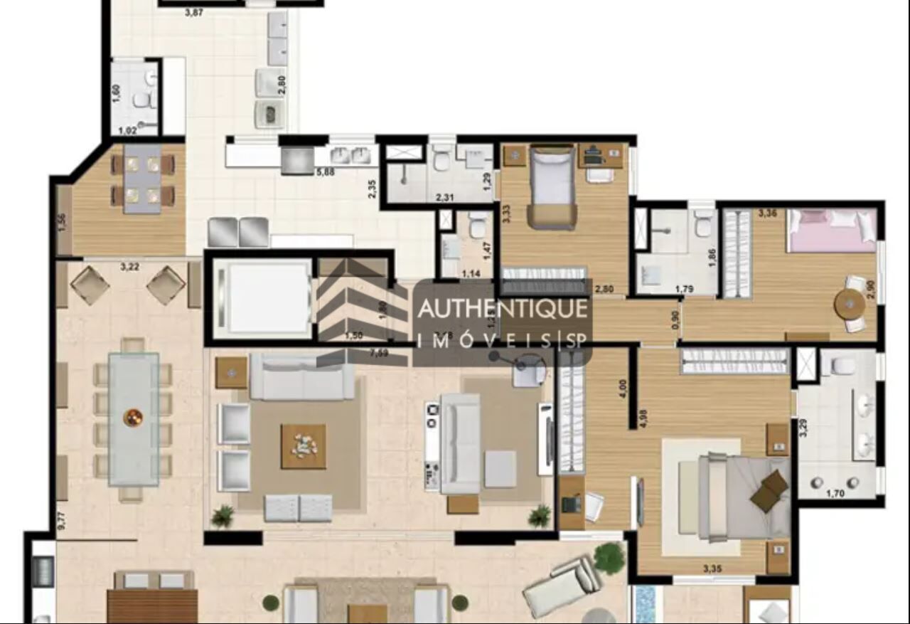 Apartamento à venda com 4 quartos, 245m² - Foto 26