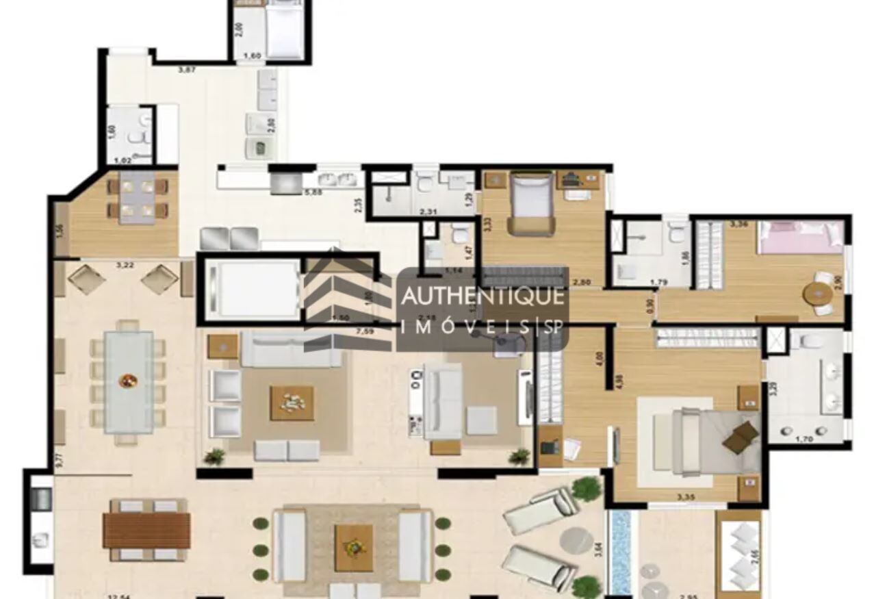 Apartamento à venda com 4 quartos, 245m² - Foto 25