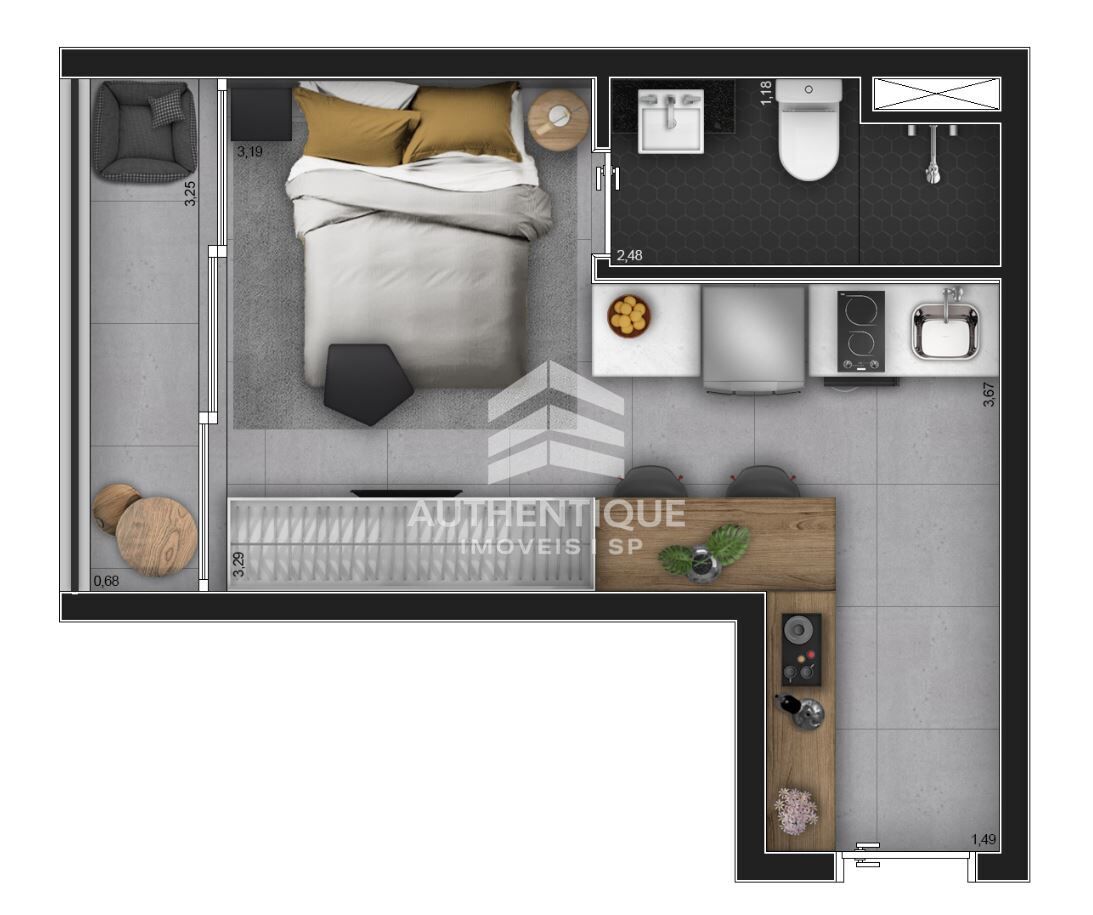 Apartamento, 1 quarto, 28 m² - Foto 18