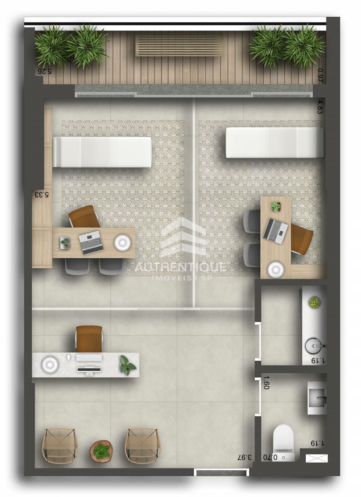 Sala-Conjunto, 28 m² - Foto 22