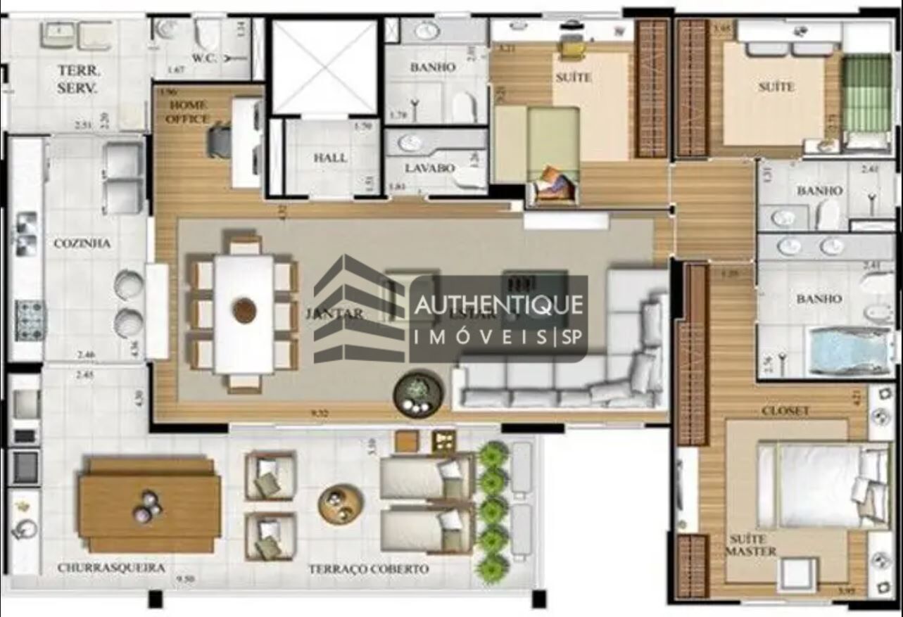 Apartamento à venda com 4 quartos, 177m² - Foto 39