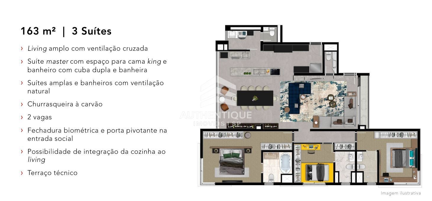 Apartamento, 3 quartos, 163 m² - Foto 21