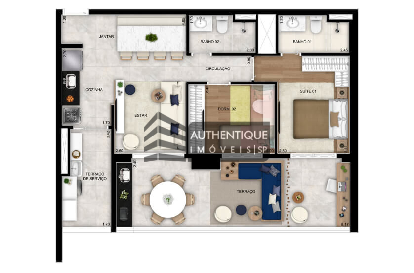 Apartamento à venda com 3 quartos, 93m² - Foto 27