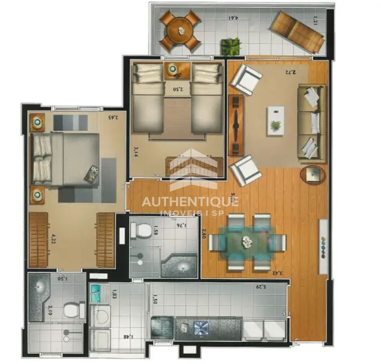 Apartamento, 2 quartos, 70 m² - Foto 48