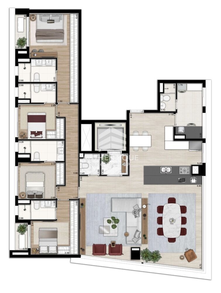 Apartamento, 4 quartos, 142 m² - Foto 33