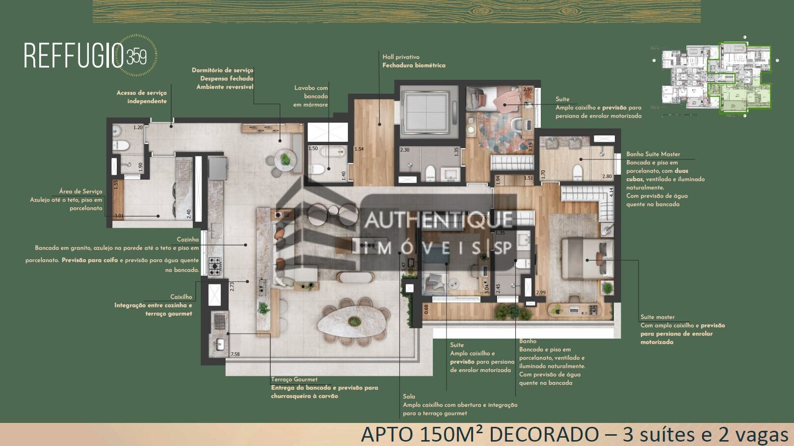 Apartamento à venda com 3 quartos, 150m² - Foto 19