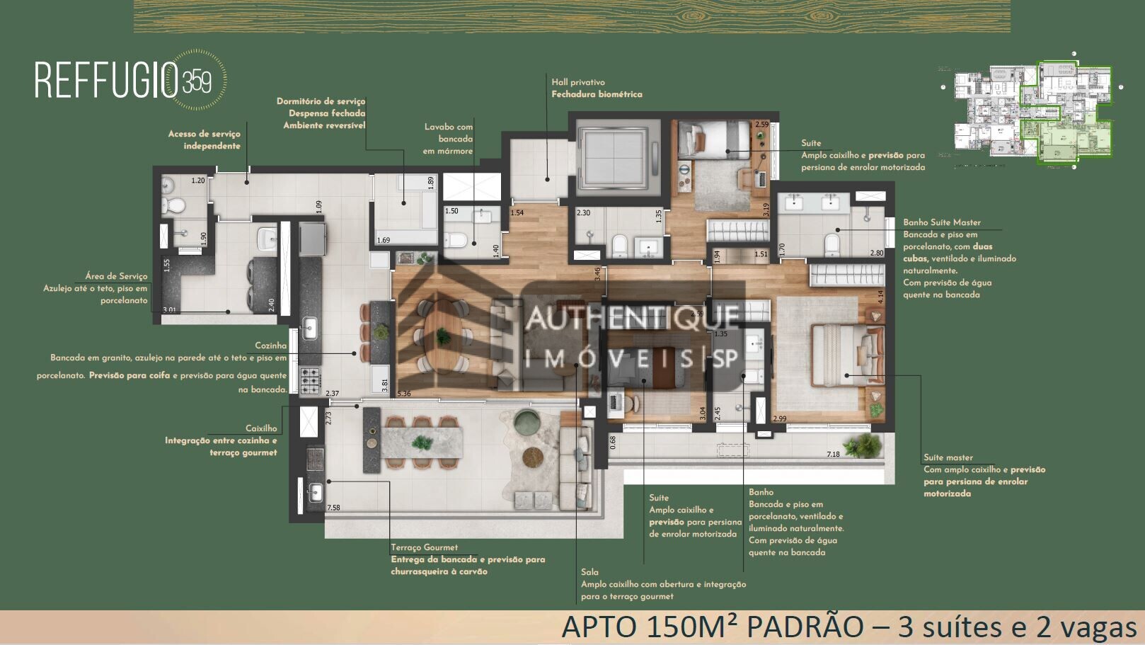 Apartamento à venda com 3 quartos, 150m² - Foto 20