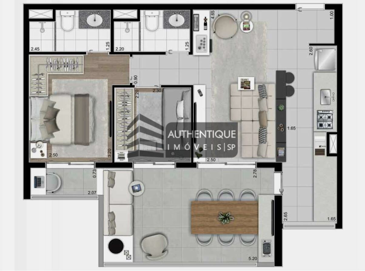 Apartamento à venda com 2 quartos, 70m² - Foto 39