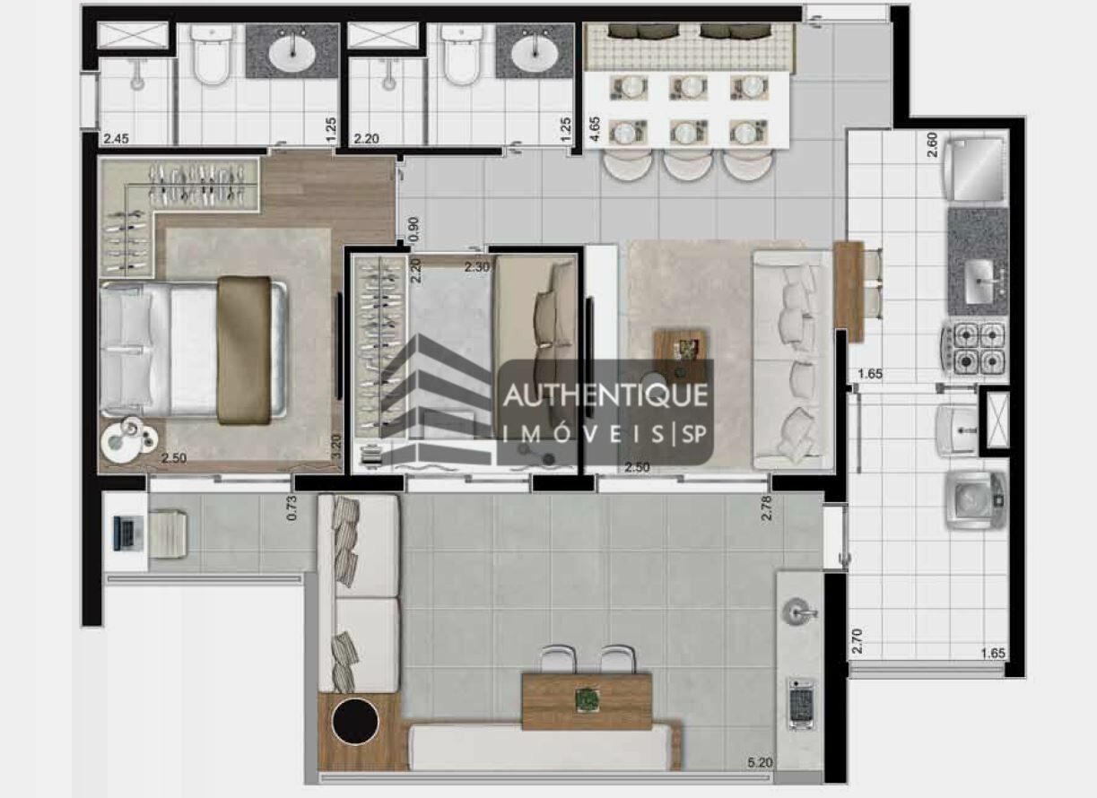 Apartamento à venda com 2 quartos, 70m² - Foto 38