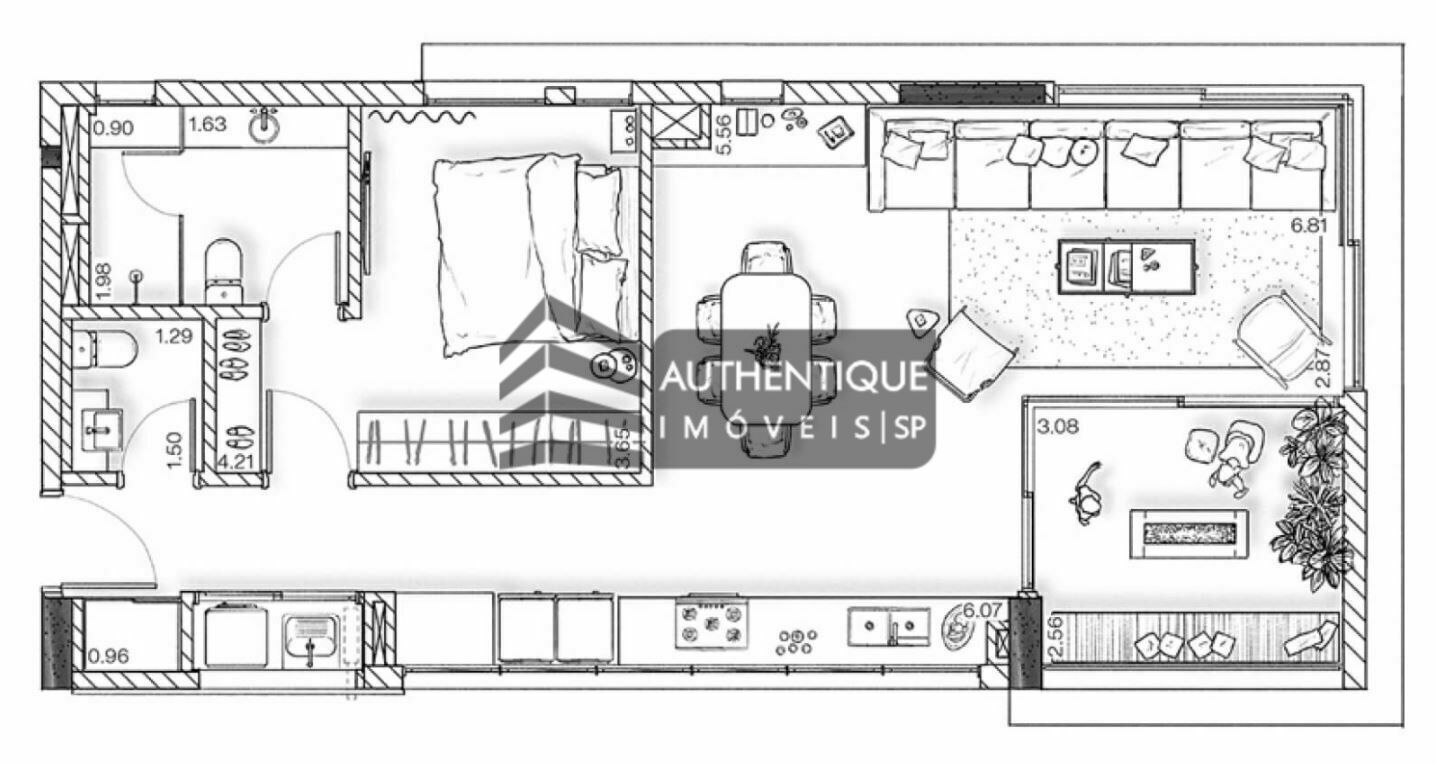 Apartamento à venda com 2 quartos, 167m² - Foto 9