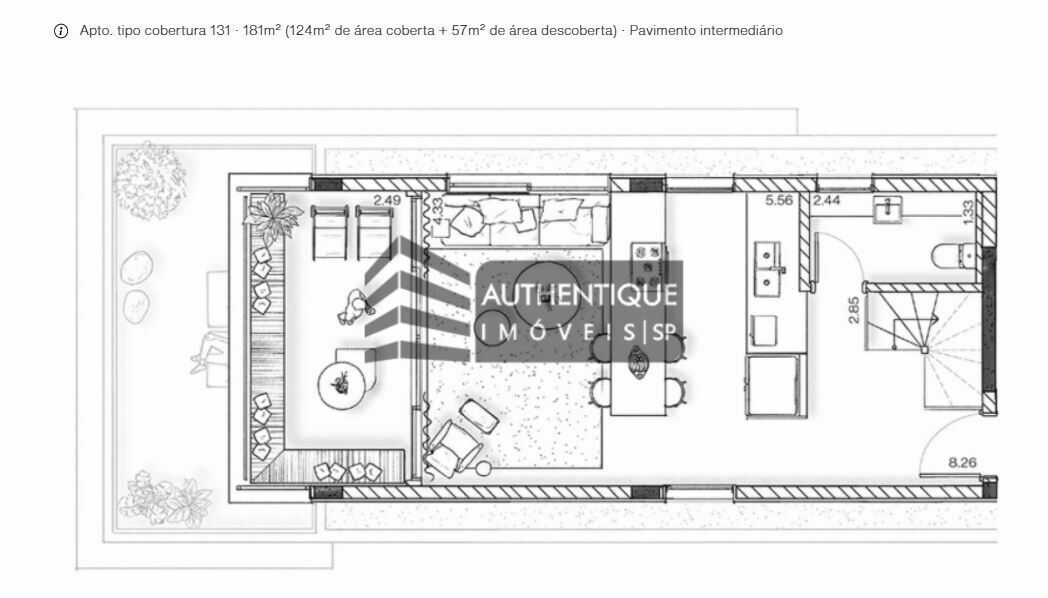 Apartamento à venda com 2 quartos, 167m² - Foto 14