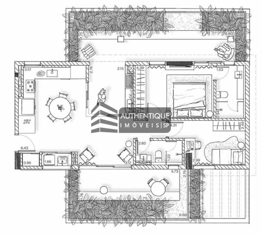 Apartamento à venda com 2 quartos, 167m² - Foto 16