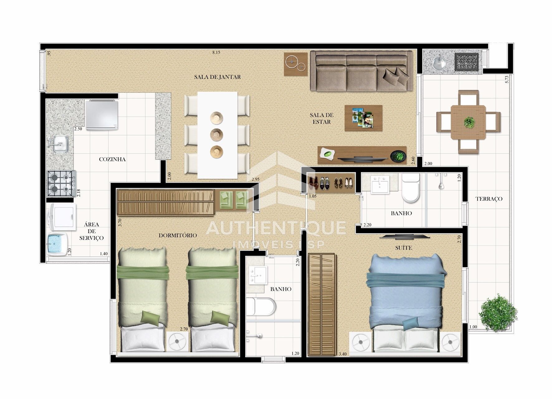 Apartamento, 3 quartos, 68 m² - Foto 12