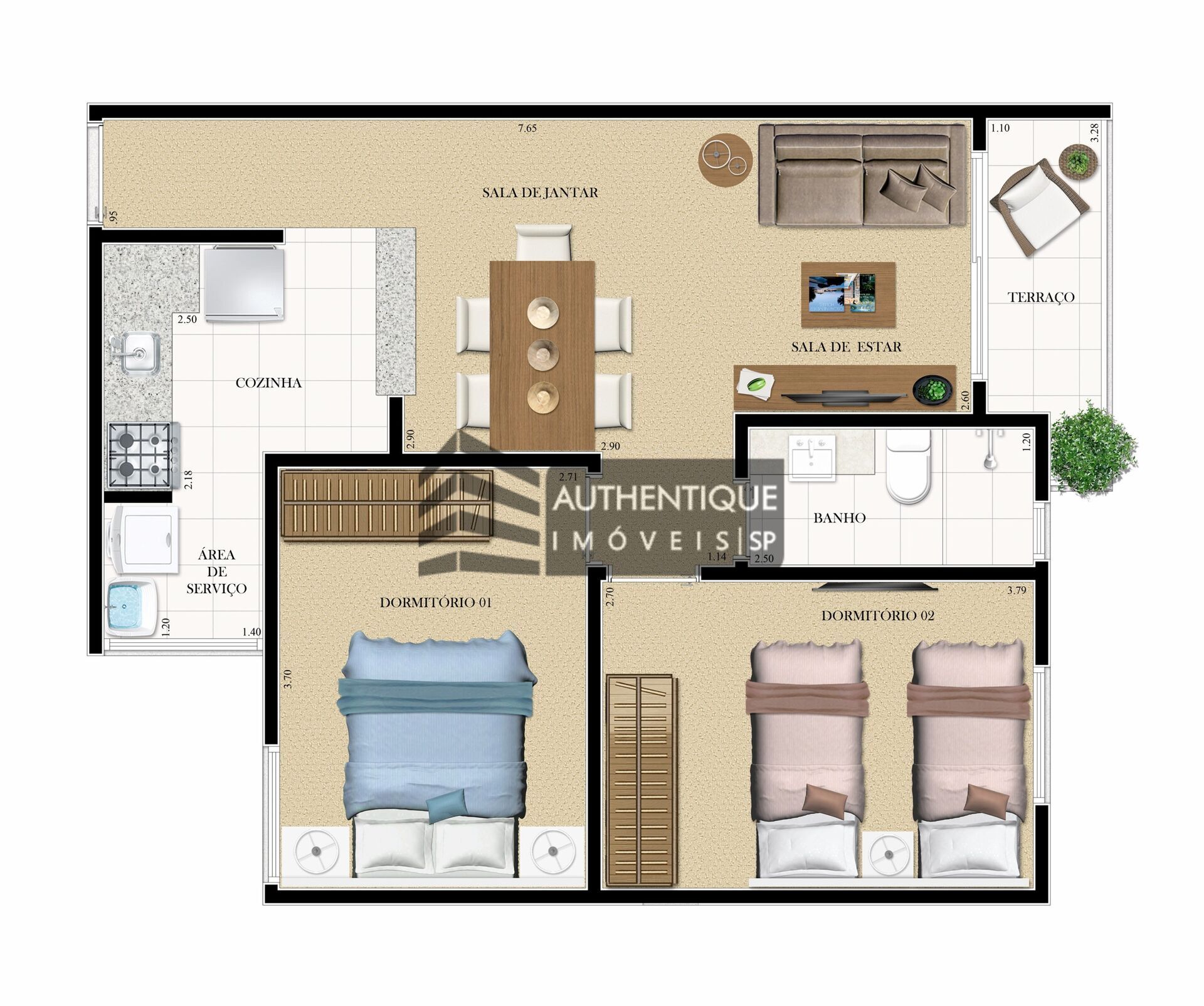 Apartamento à venda com 3 quartos, 68m² - Foto 10