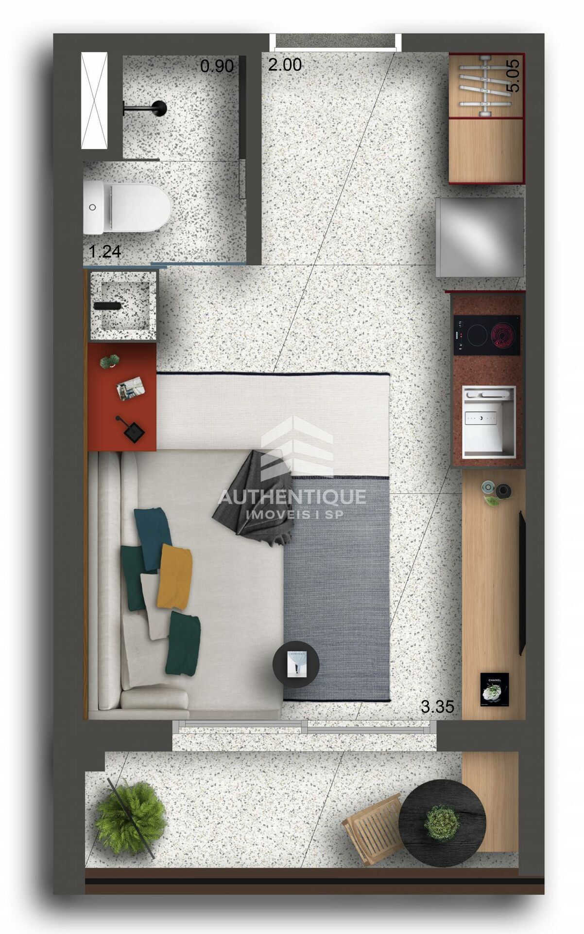 Sala-Conjunto, 45 m² - Foto 19