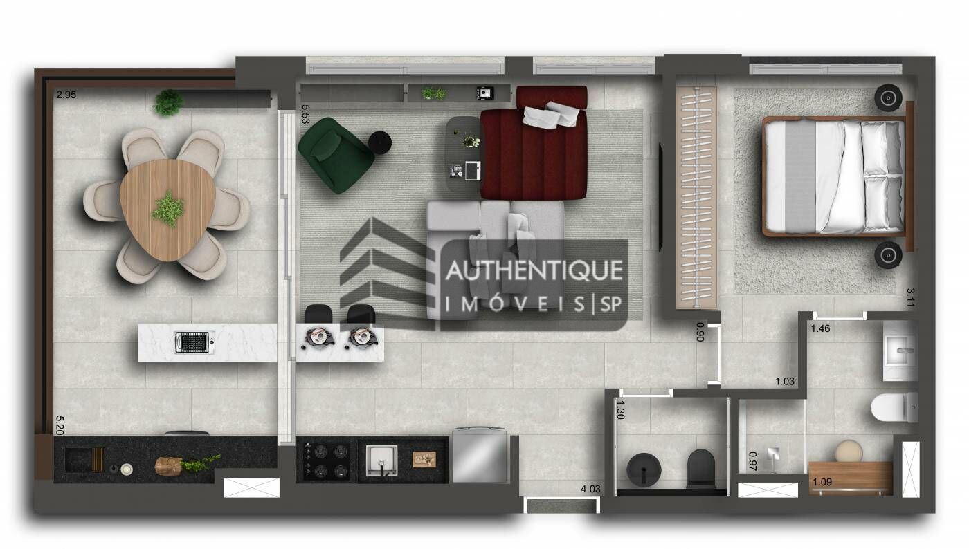 Sala-Conjunto, 45 m² - Foto 24