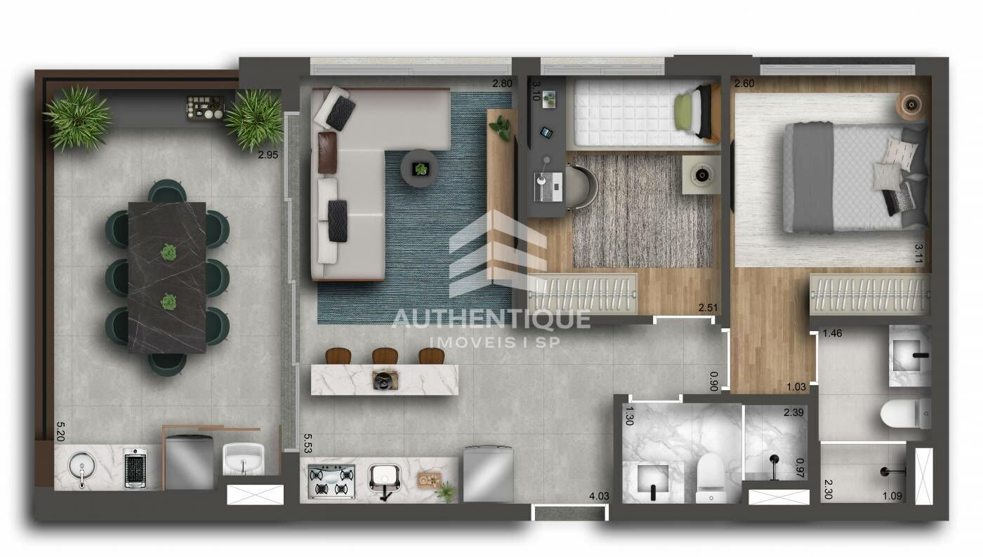 Sala-Conjunto, 45 m² - Foto 23