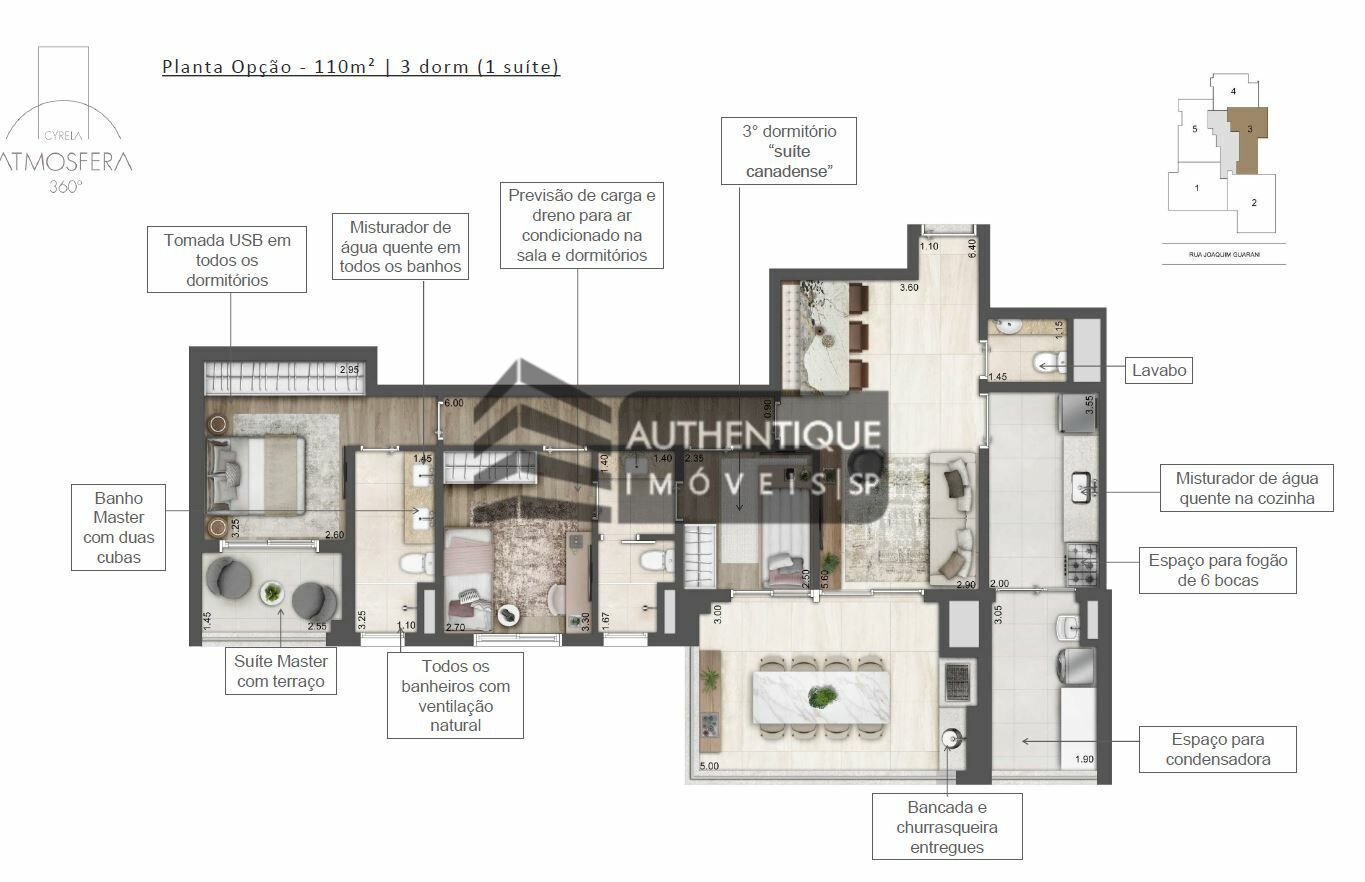 Apartamento à venda com 3 quartos, 110m² - Foto 19