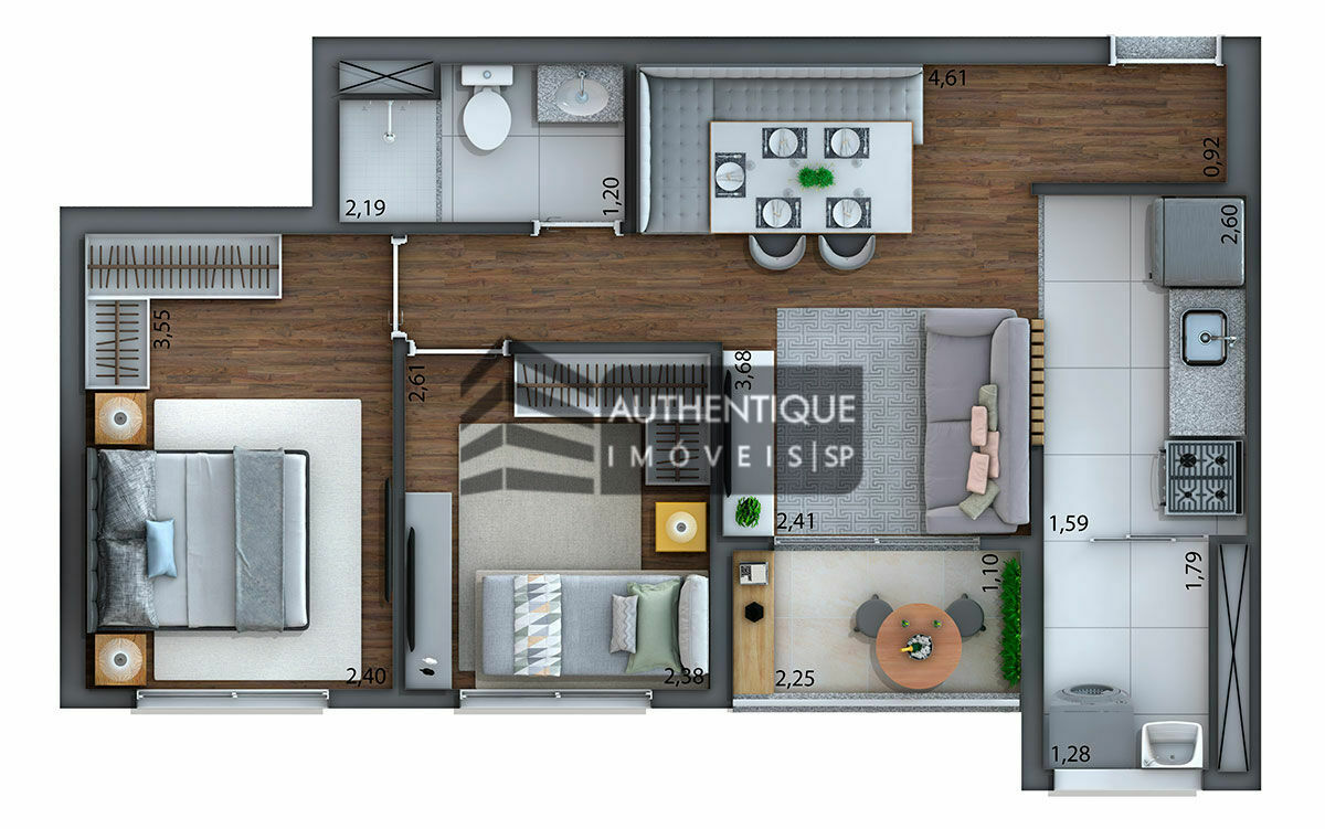 Apartamento à venda com 3 quartos, 58m² - Foto 20