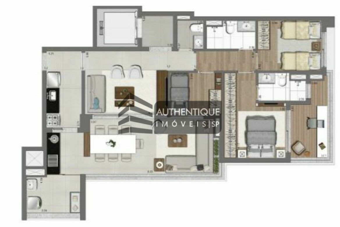 Apartamento à venda com 4 quartos, 162m² - Foto 33