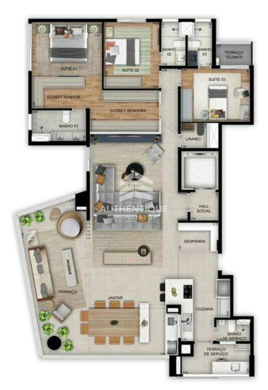 Cobertura, 4 quartos, 335 m² - Foto 26