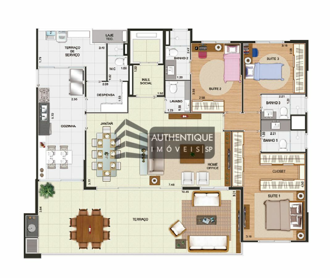 Apartamento à venda com 3 quartos, 164m² - Foto 35