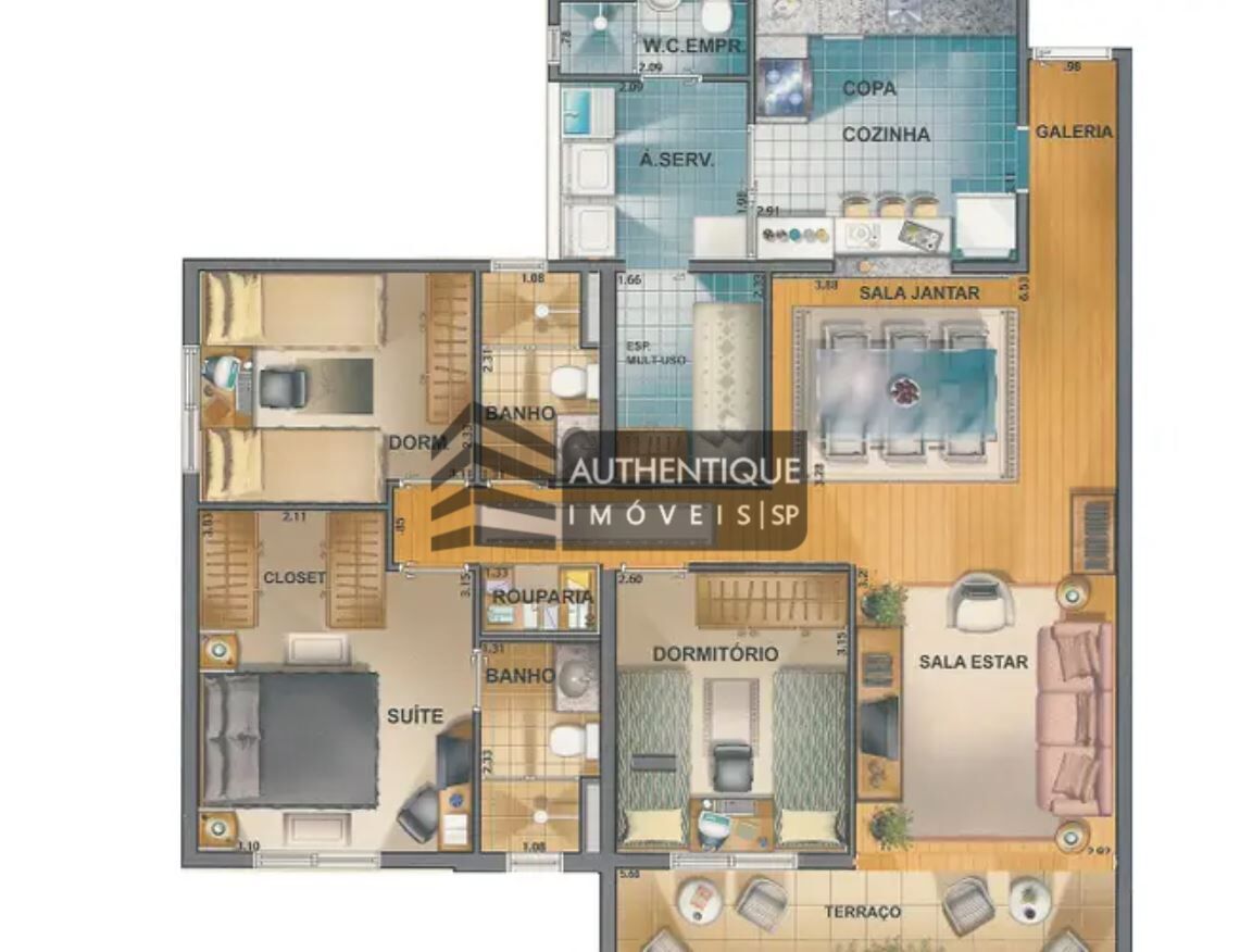 Apartamento à venda com 3 quartos, 98m² - Foto 46