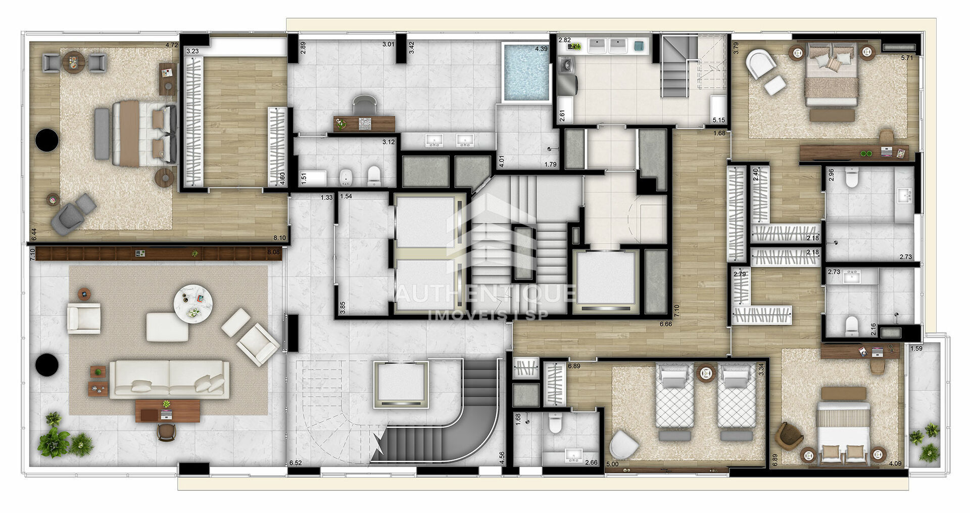 Cobertura, 4 quartos, 771 m² - Foto 19