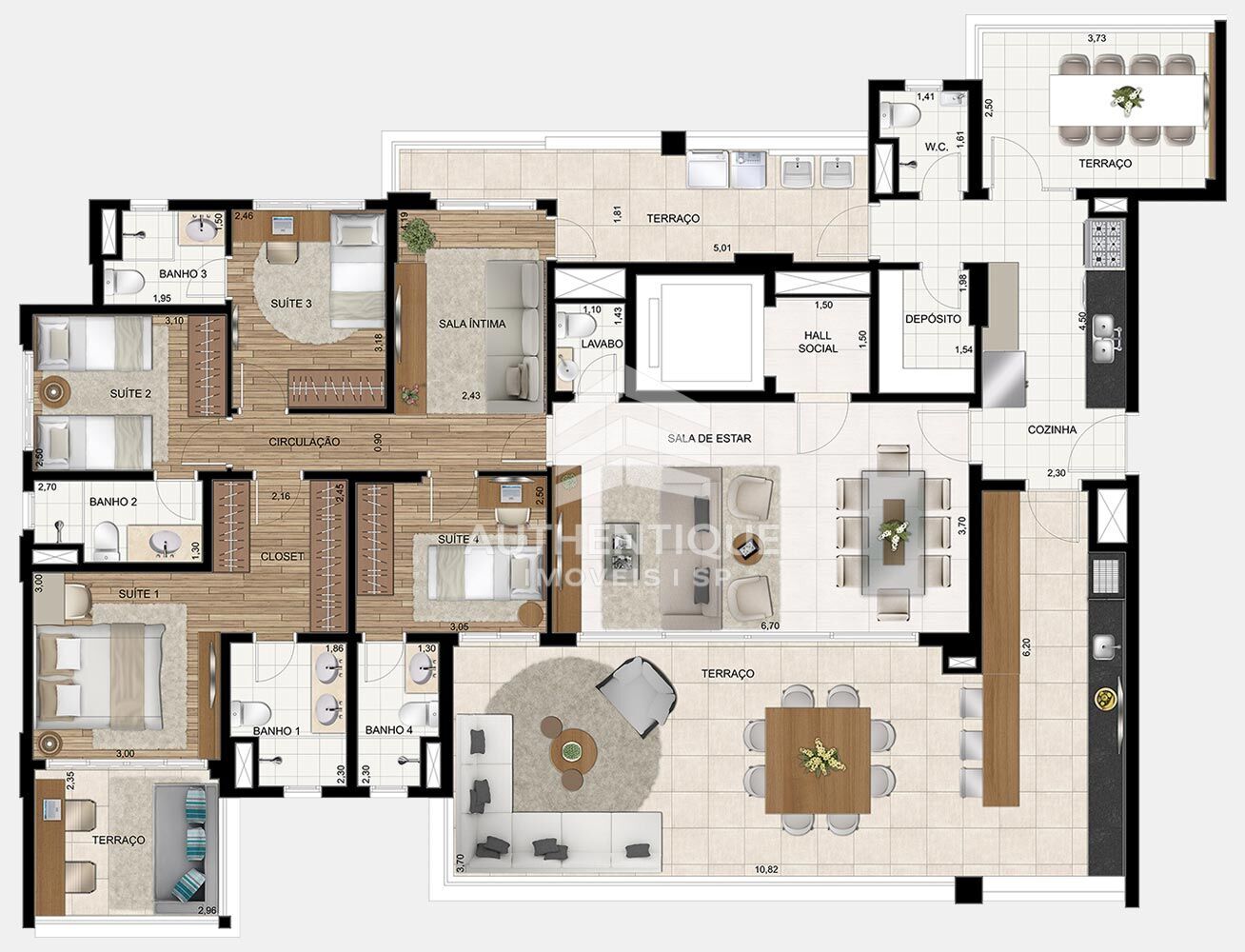 Apartamento, 4 quartos, 213 m² - Foto 37
