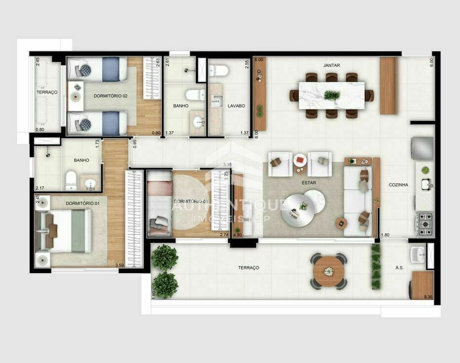 Apartamento, 3 quartos, 109 m² - Foto 17