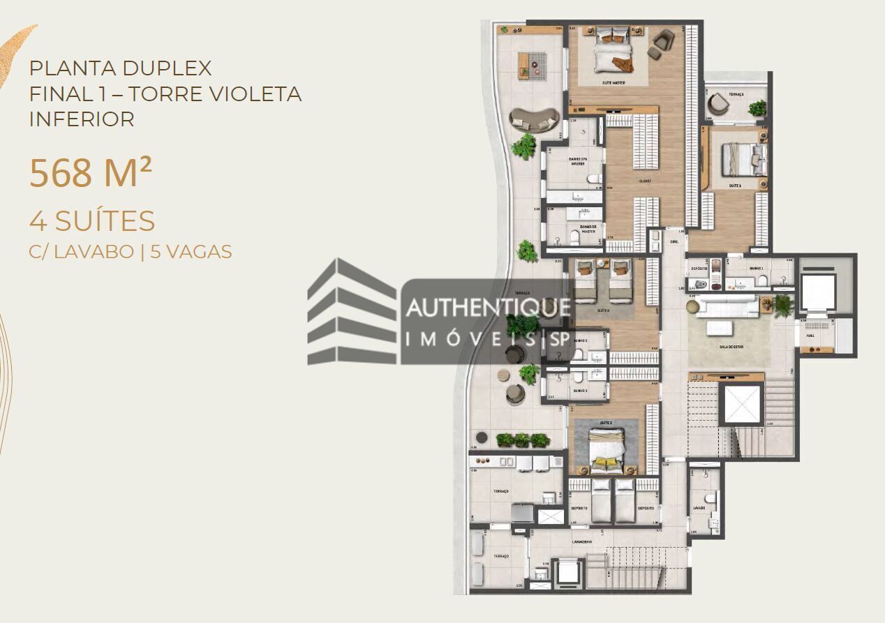 Cobertura à venda com 4 quartos, 435m² - Foto 34