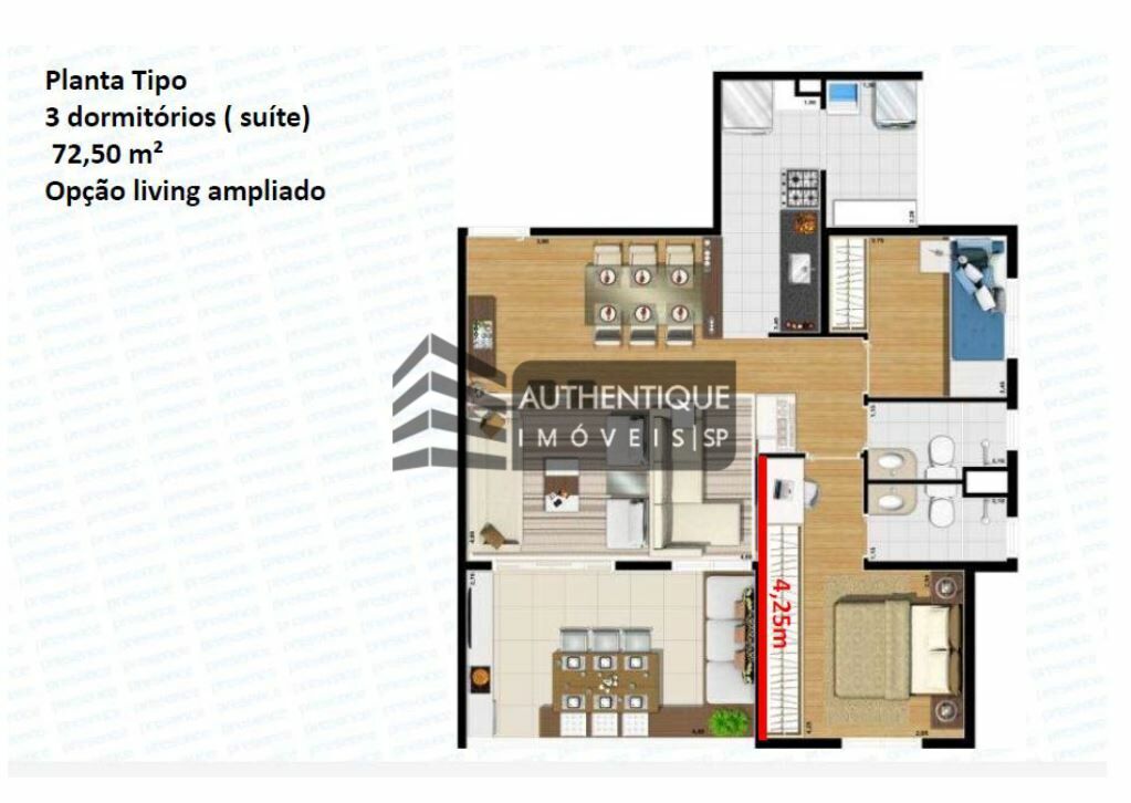 Apartamento à venda com 3 quartos, 72m² - Foto 13