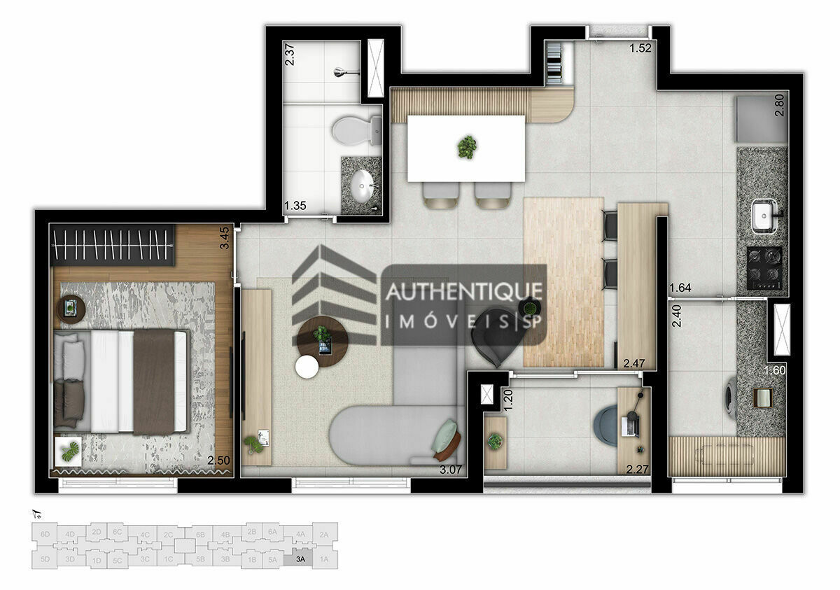 Apartamento à venda com 3 quartos, 68m² - Foto 27