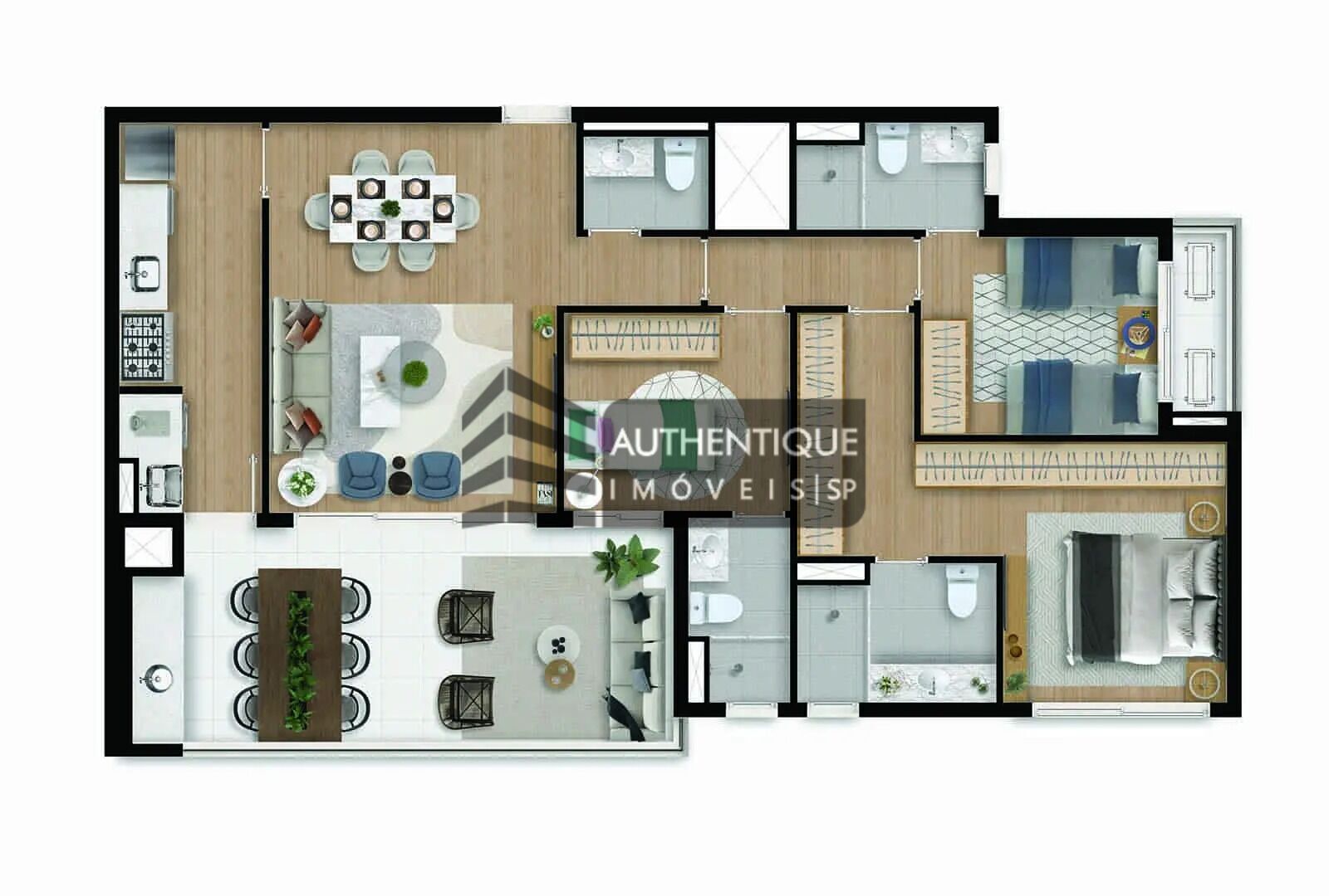 Apartamento à venda com 3 quartos, 108m² - Foto 19