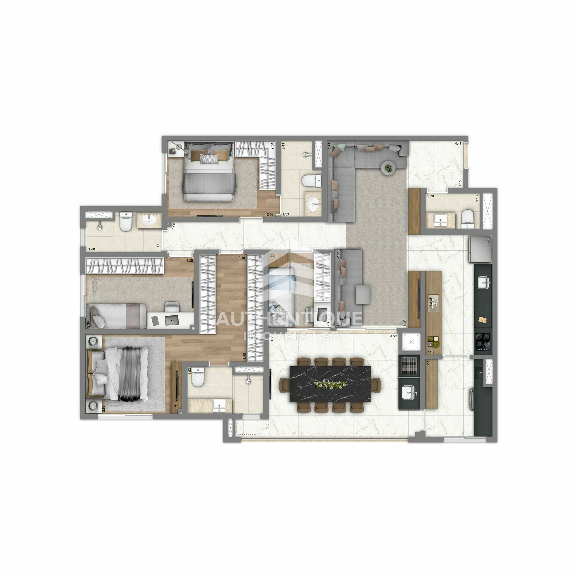 Apartamento, 4 quartos, 121 m² - Foto 45