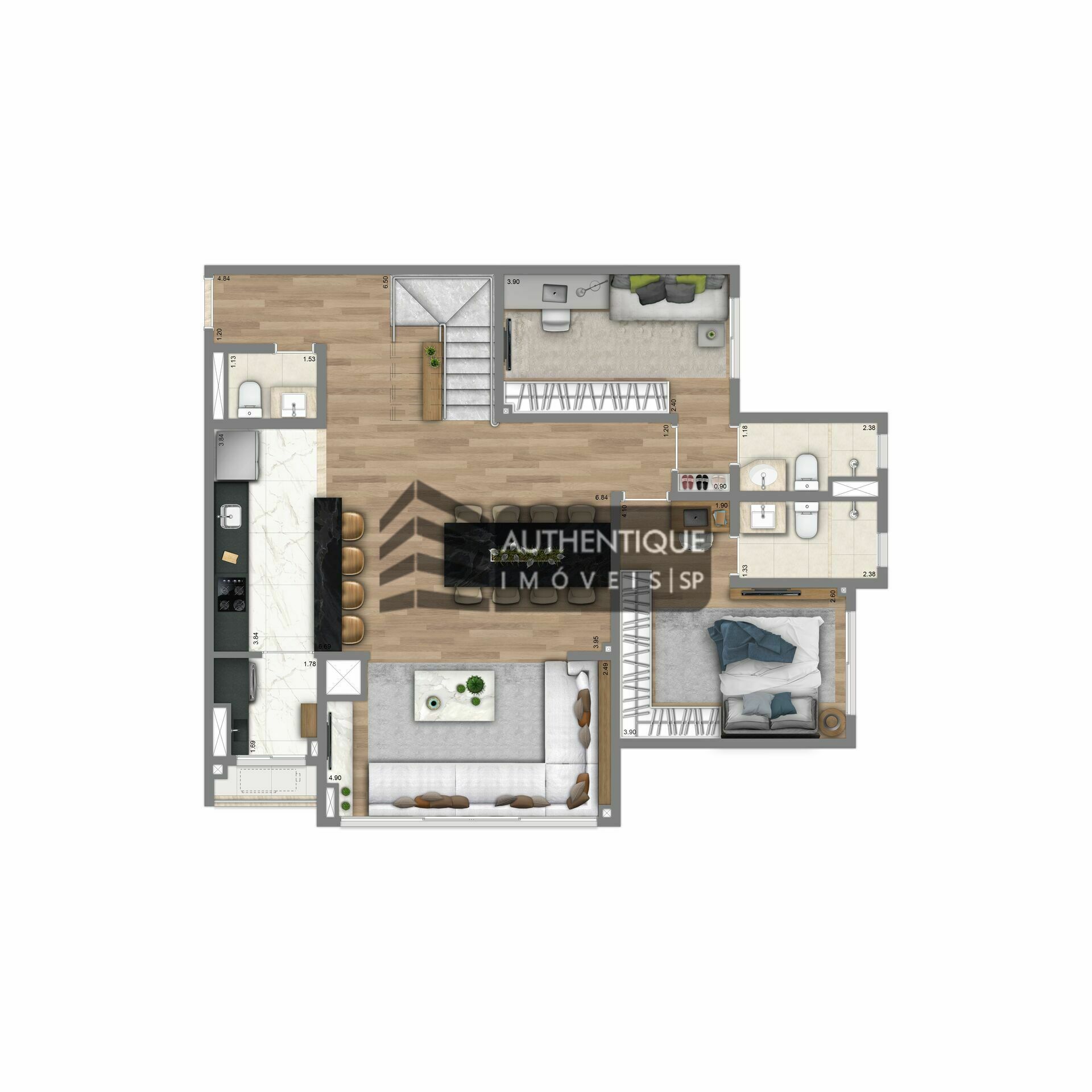 Apartamento à venda com 4 quartos, 121m² - Foto 38