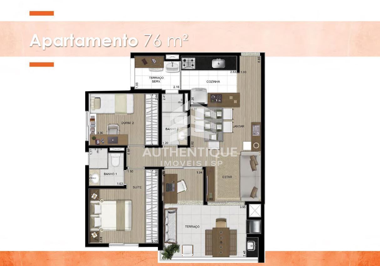 Apartamento, 2 quartos, 76 m² - Foto 22