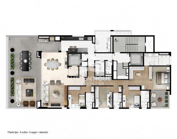 Apartamento, 4 quartos, 278 m² - Foto 37